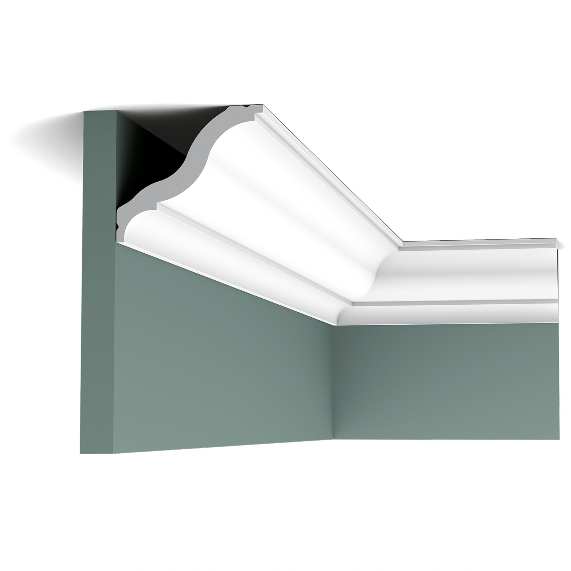 Потолочный плинтус под покраску Orac Decor Durofoam CB522N 2000×67×67