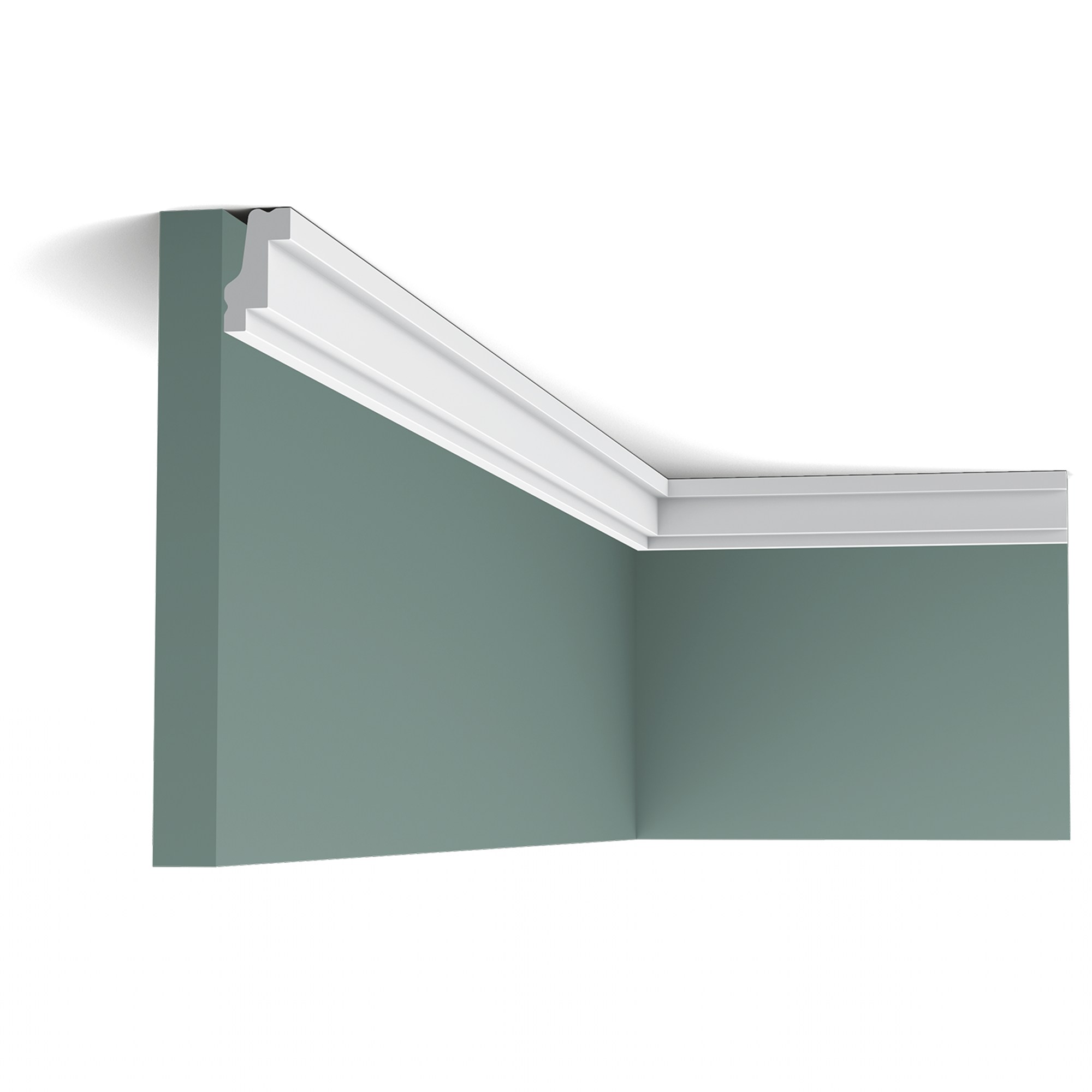 Потолочный плинтус под покраску Orac Decor Durofoam CB530N 2000×15×27