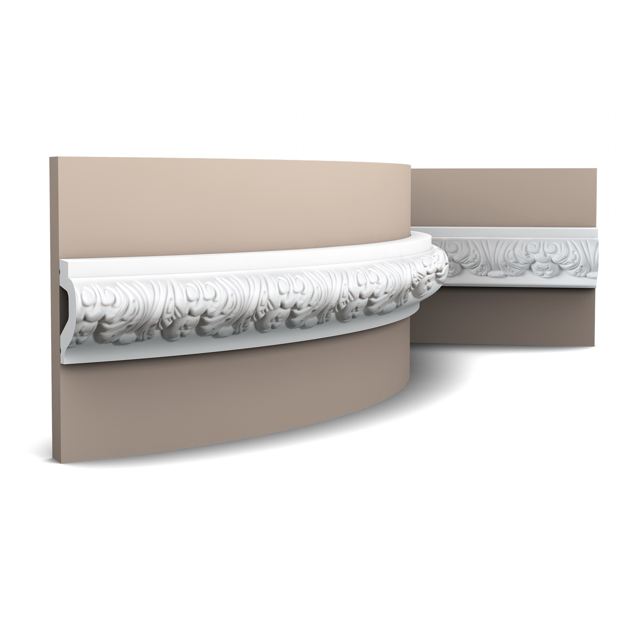 Гибкий молдинг под покраску Orac Decor Luxxus P3020F 2000×61×32