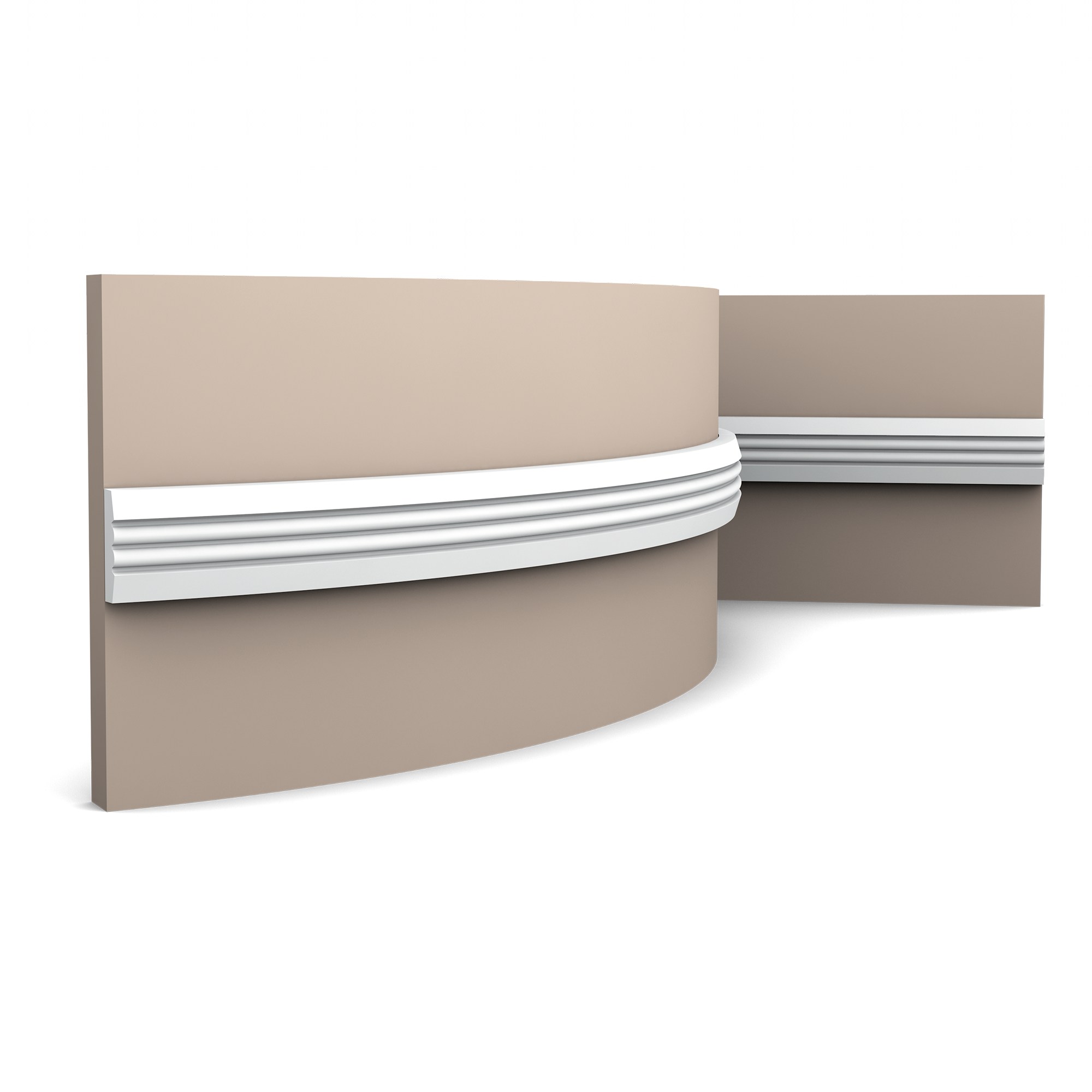 Гибкий молдинг под покраску Orac Decor Luxxus P5021F 2000×31×9