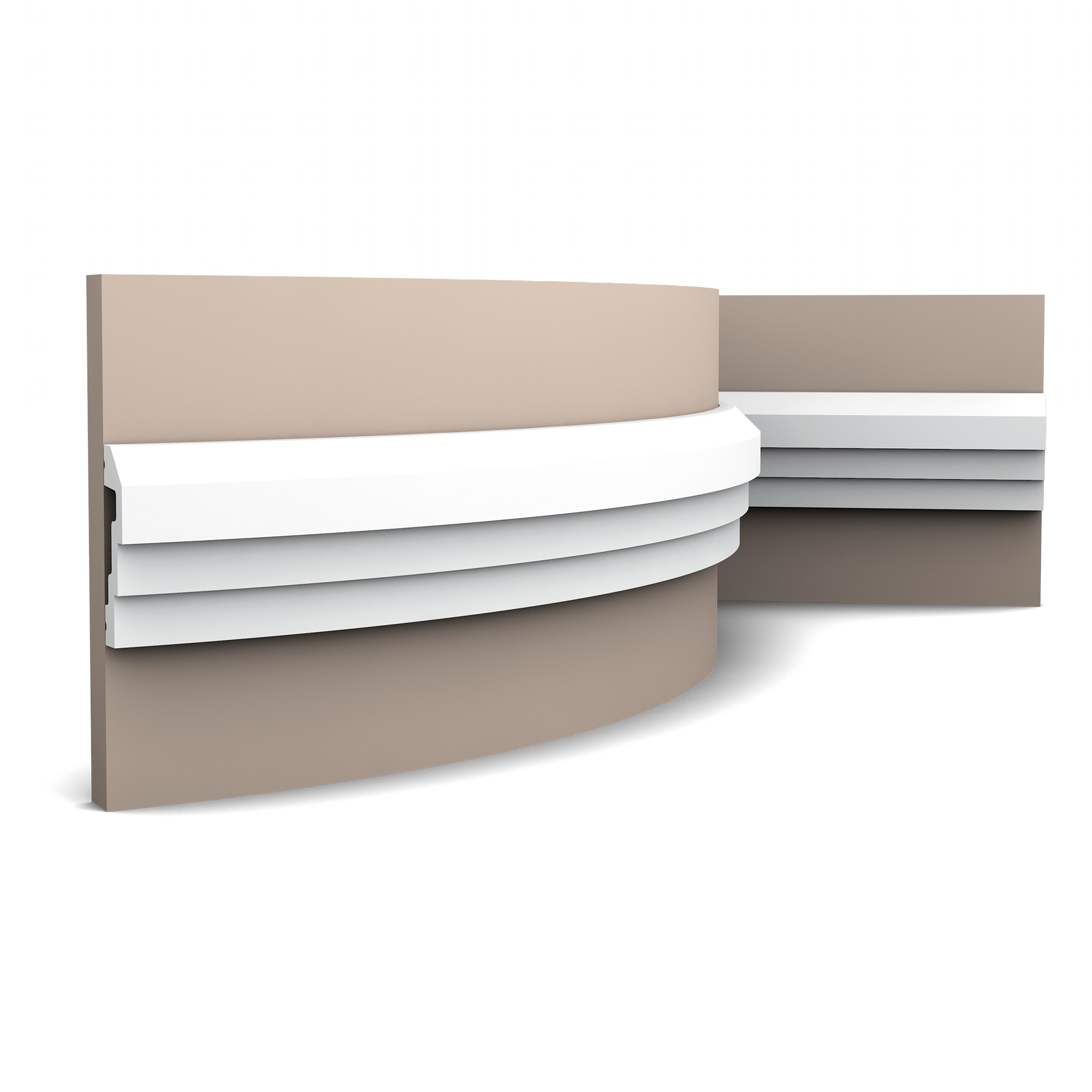 Гибкий молдинг под покраску Orac Decor Luxxus P7070F 2000×74×22