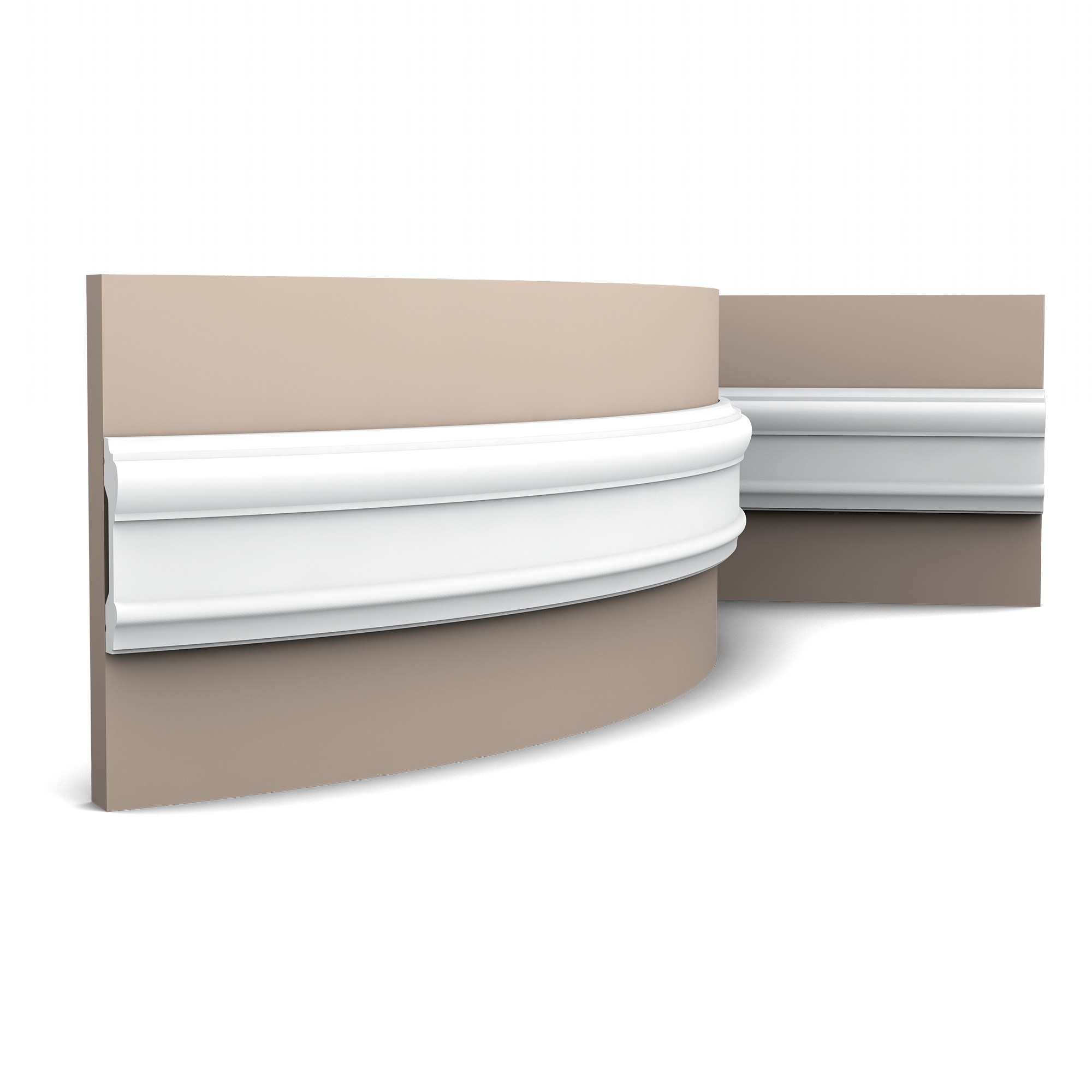 Гибкий молдинг под покраску Orac Decor Luxxus P9010F 2000×91×30