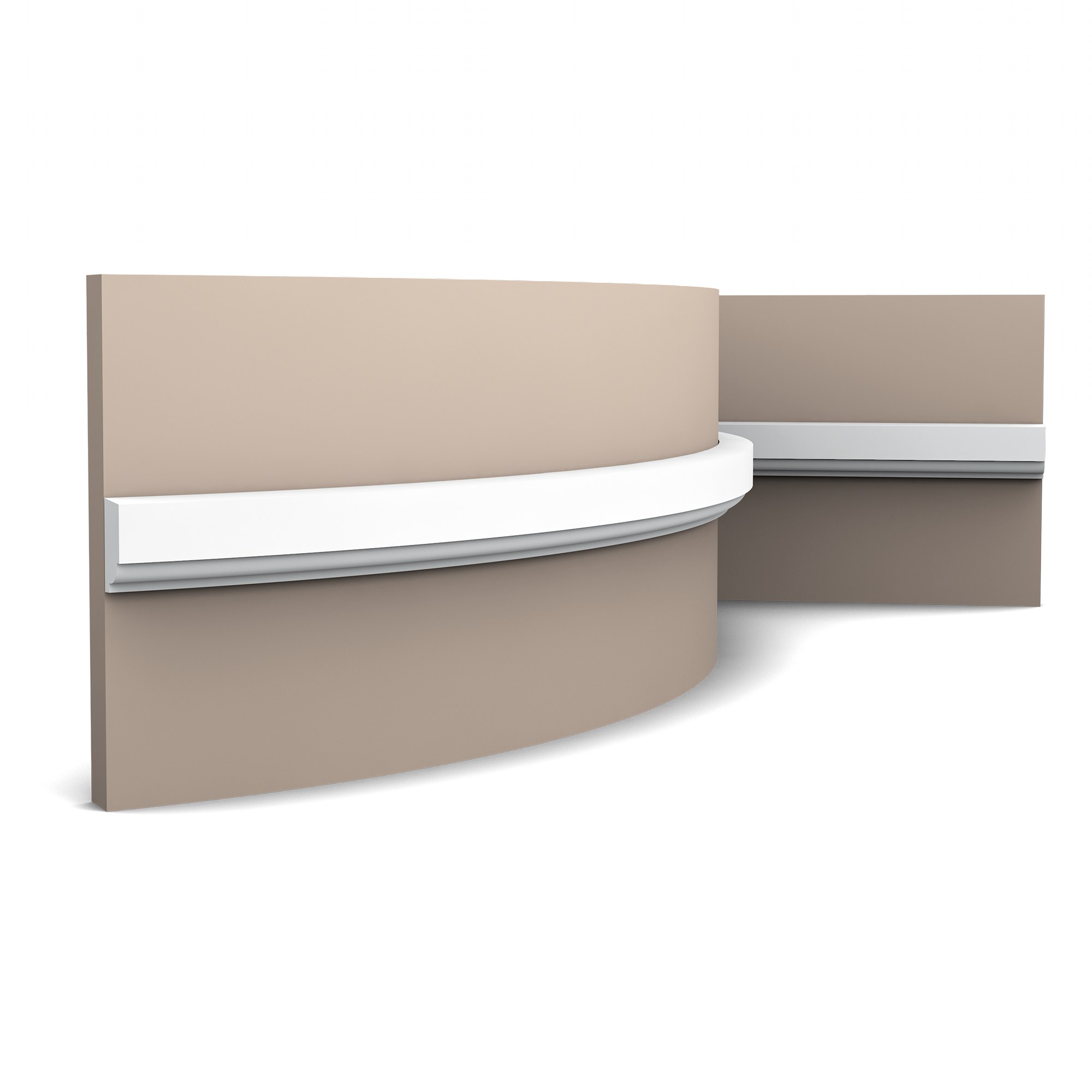 Гибкий молдинг под покраску Orac Decor Luxxus P9050F 2000×25×13