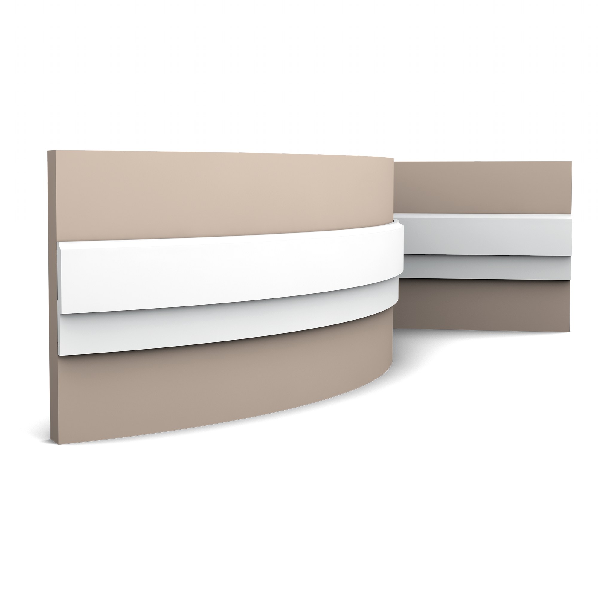 Гибкий молдинг под покраску Orac Decor Luxxus P9900F 2000×80×10