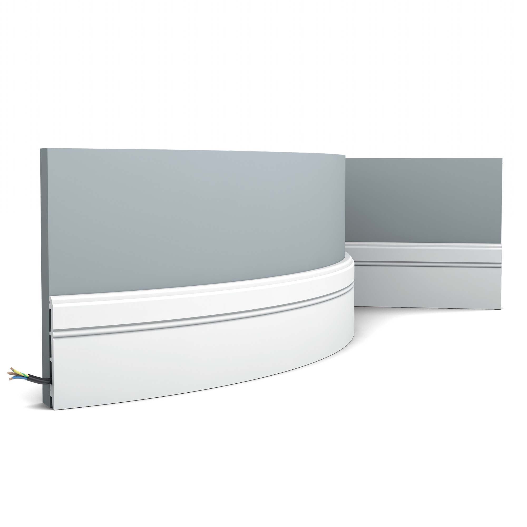 Плинтус под покраску гибкий Orac Decor Select SX105F 2000×108×13