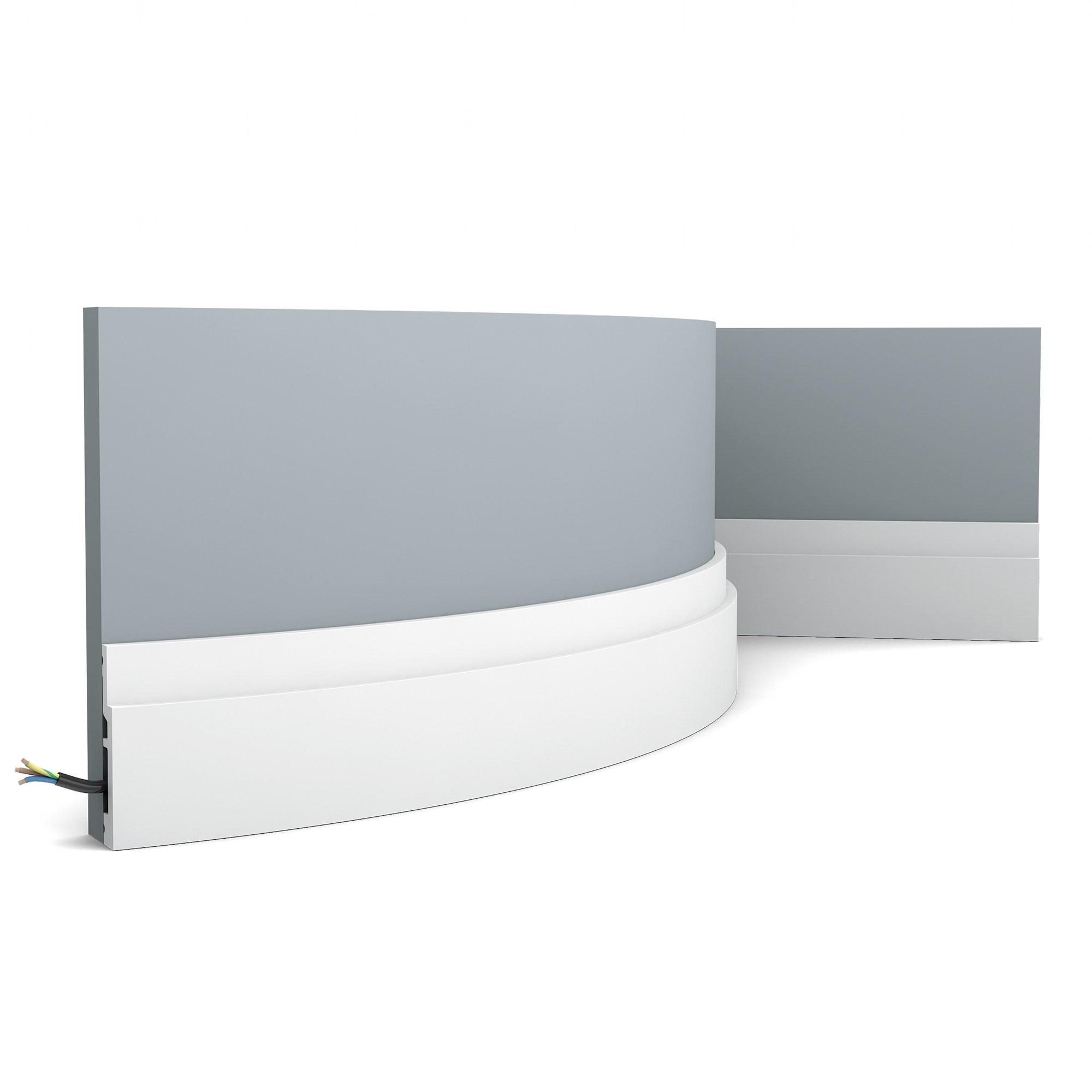 Плинтус под покраску гибкий Orac Decor Select SX187F 2000×75×12