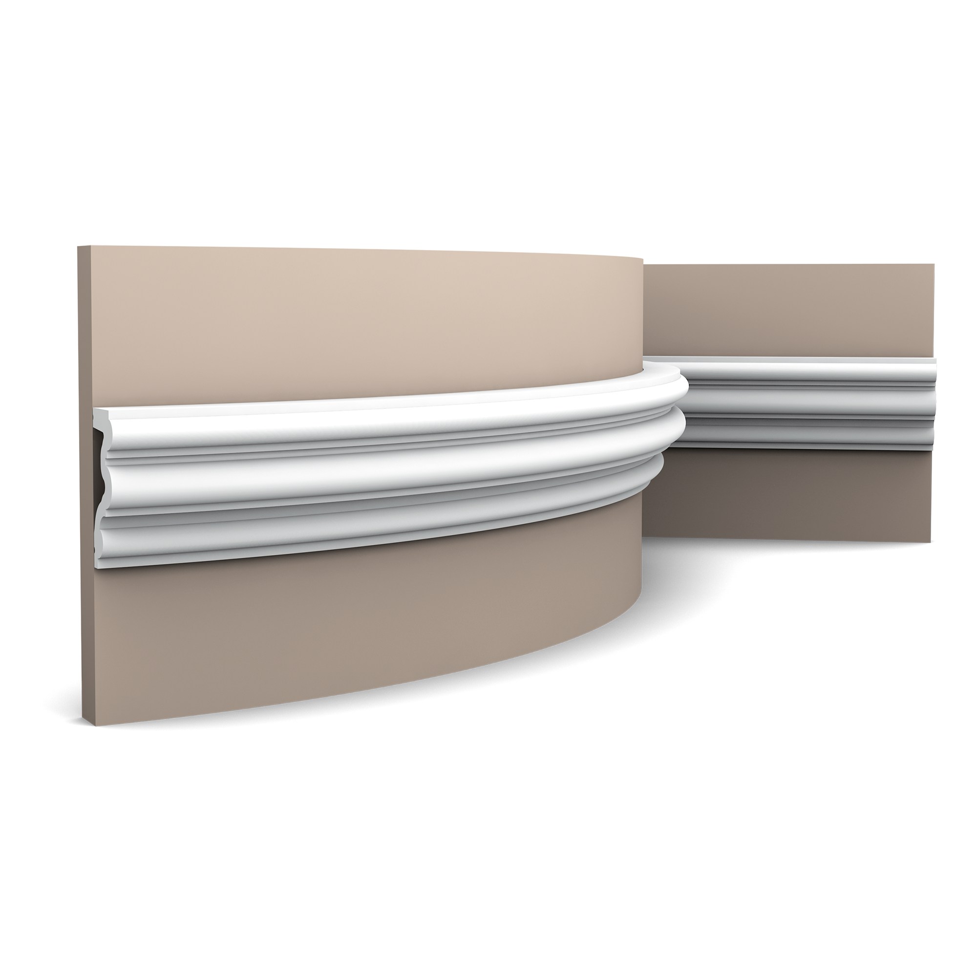 Гибкий молдинг под покраску Orac Decor New Classic P4025F 2000×83×34