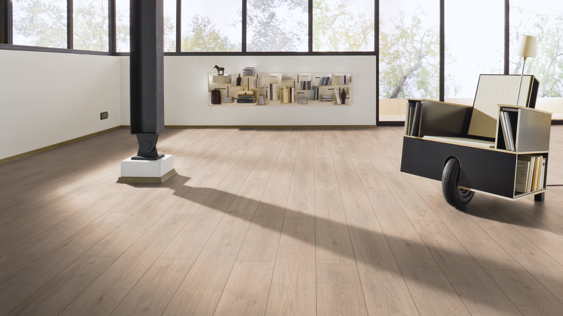 Ламинат Meister LD 150 Дуб Каледония Caledonia oak 600017-1288198-06421 1288×198×8 фото в интерьере
