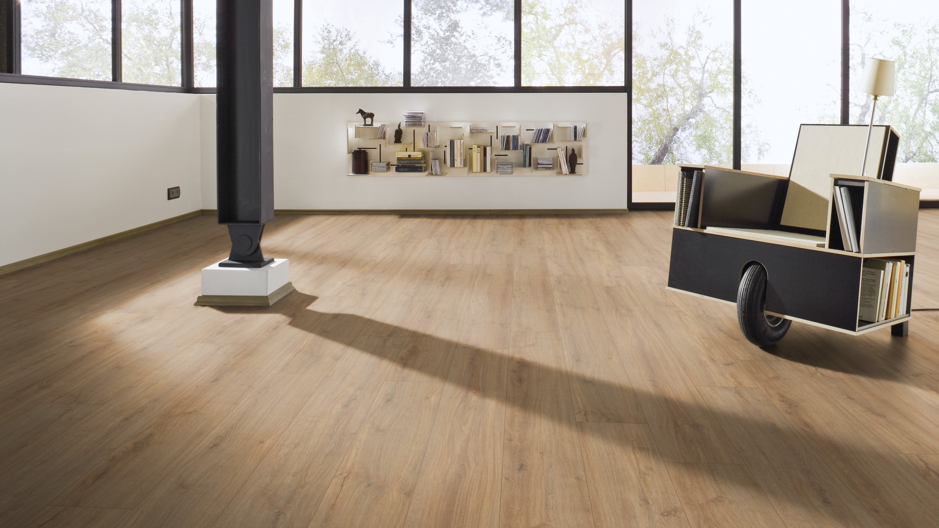 Ламинат Meister LL 150 Дуб Нова Nova oak 600007-2052220-06413 2052×220×8 фото в интерьере