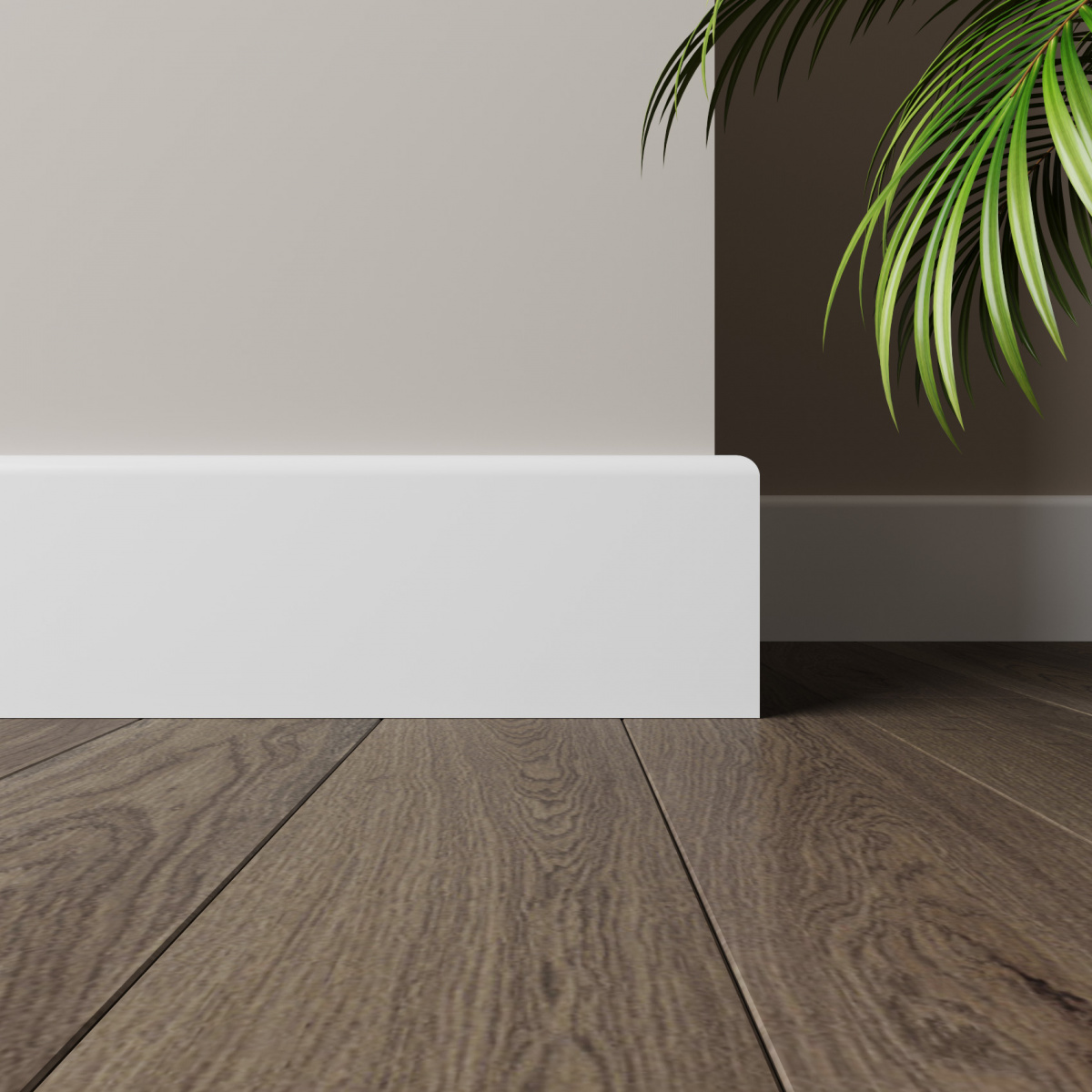 Плинтус под покраску Ultrawood Base 8012 i 2000×80×12 фото в интерьере