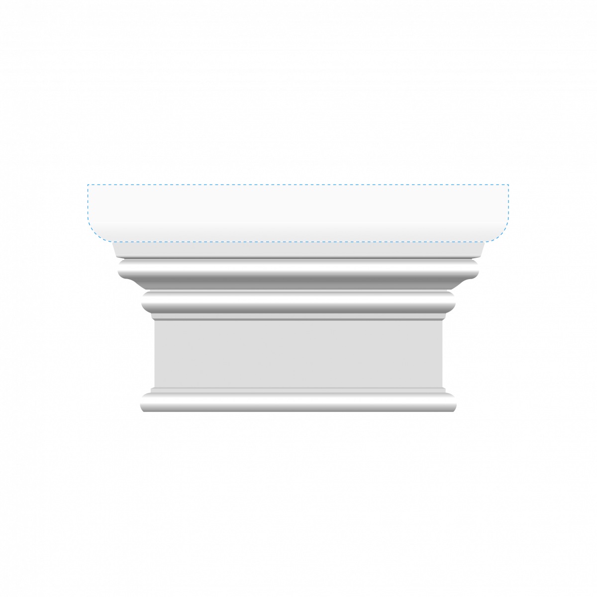 Дверной декор верхний под покраску Ultrawood D 4100 195х89×30 Дверной декор верхний под покраску Ultrawood D 4100 195х89×30