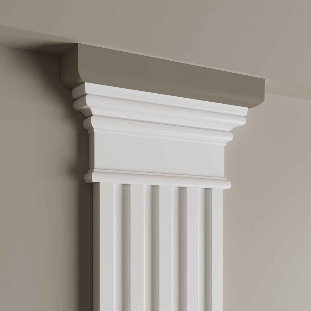 Дверной декор верхний под покраску Ultrawood D 4200 220х30×43 Дверной декор верхний под покраску Ultrawood D 4200 220х30×43