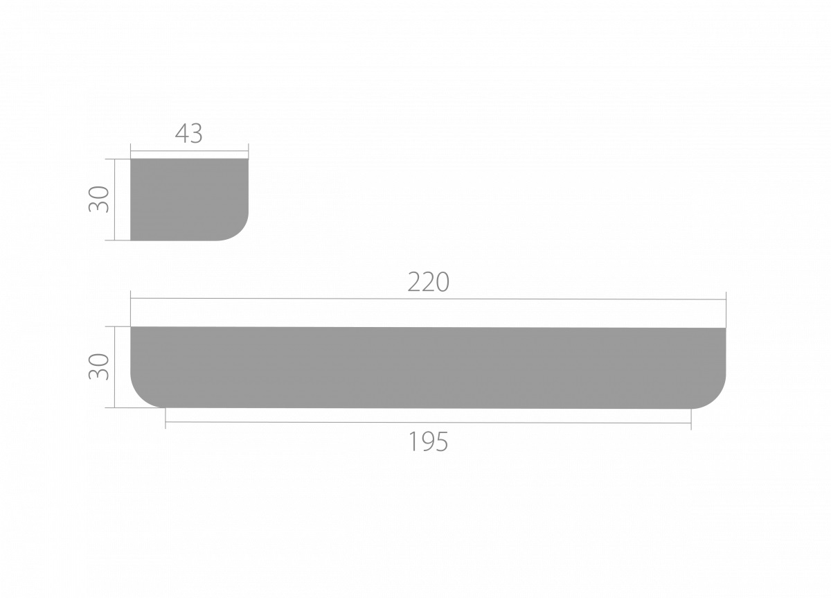 Дверной декор верхний под покраску Ultrawood D 4200 220х30×43 Дверной декор верхний под покраску Ultrawood D 4200 220х30×43