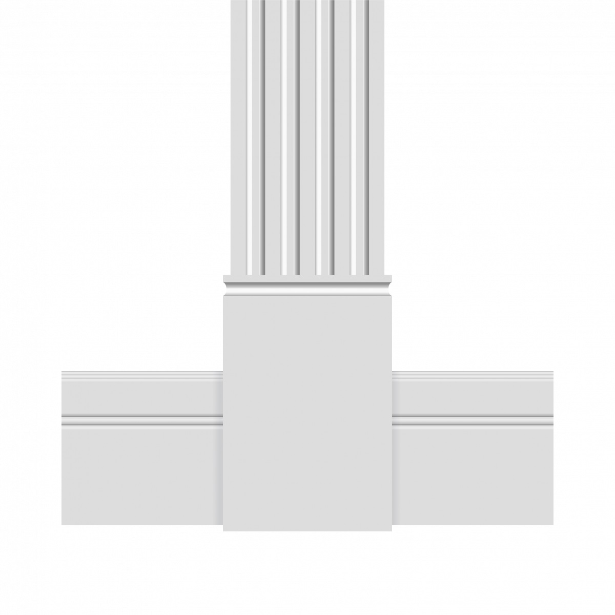 Дверной декор нижний под покраску Ultrawood D 4400 250х165×18 Дверной декор нижний под покраску Ultrawood D 4400 250х165×18