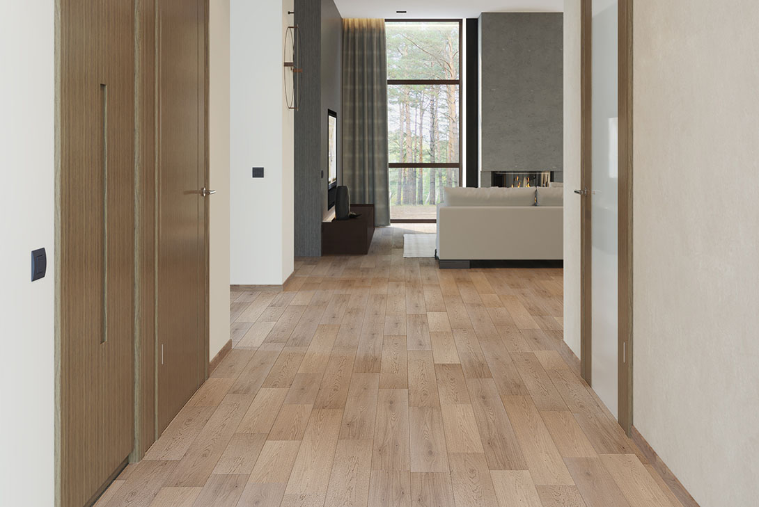 Инженерная доска Gran Parte Дуб Капучино Capuccino 003 прайм-селект 500−1500×155×15 фото в интерьере Инженерная доска Gran Parte Дуб Капучино Capuccino 003 прайм-селект 500−1500×155×15 фото в интерьере