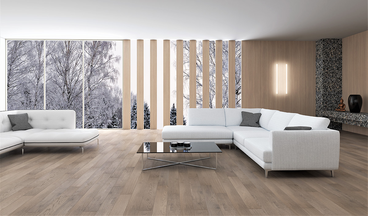 Инженерная доска Gran Parte Дуб Капучино Capuccino 003 прайм-селект 500−1500×155×15 фото в интерьере Инженерная доска Gran Parte Дуб Капучино Capuccino 003 прайм-селект 500−1500×155×15 фото в интерьере