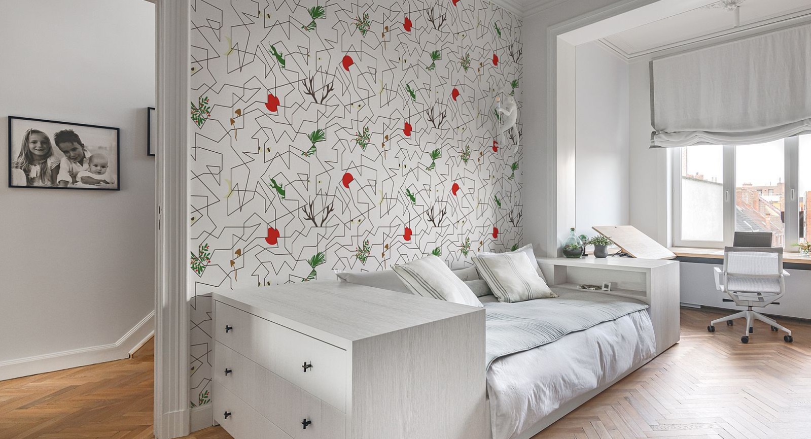 Обои Loymina Origins Woodland ALS4 001 фото в интерьере