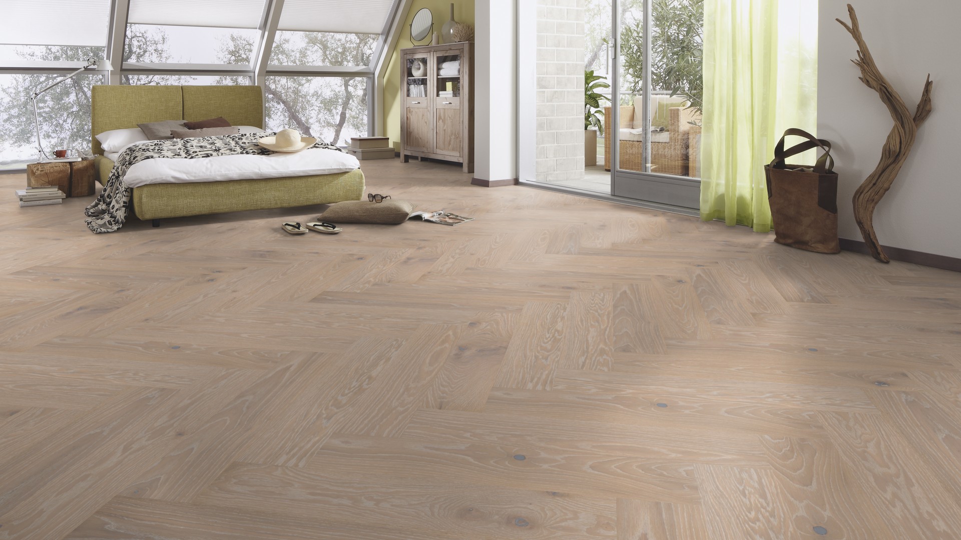 Паркетная доска Meister PS 500 Residence Дуб витал Белоснежный 8803 елка 710×142×13 Паркетная доска Meister PS 500 Residence Дуб витал Белоснежный 8803 елка 710×142×13