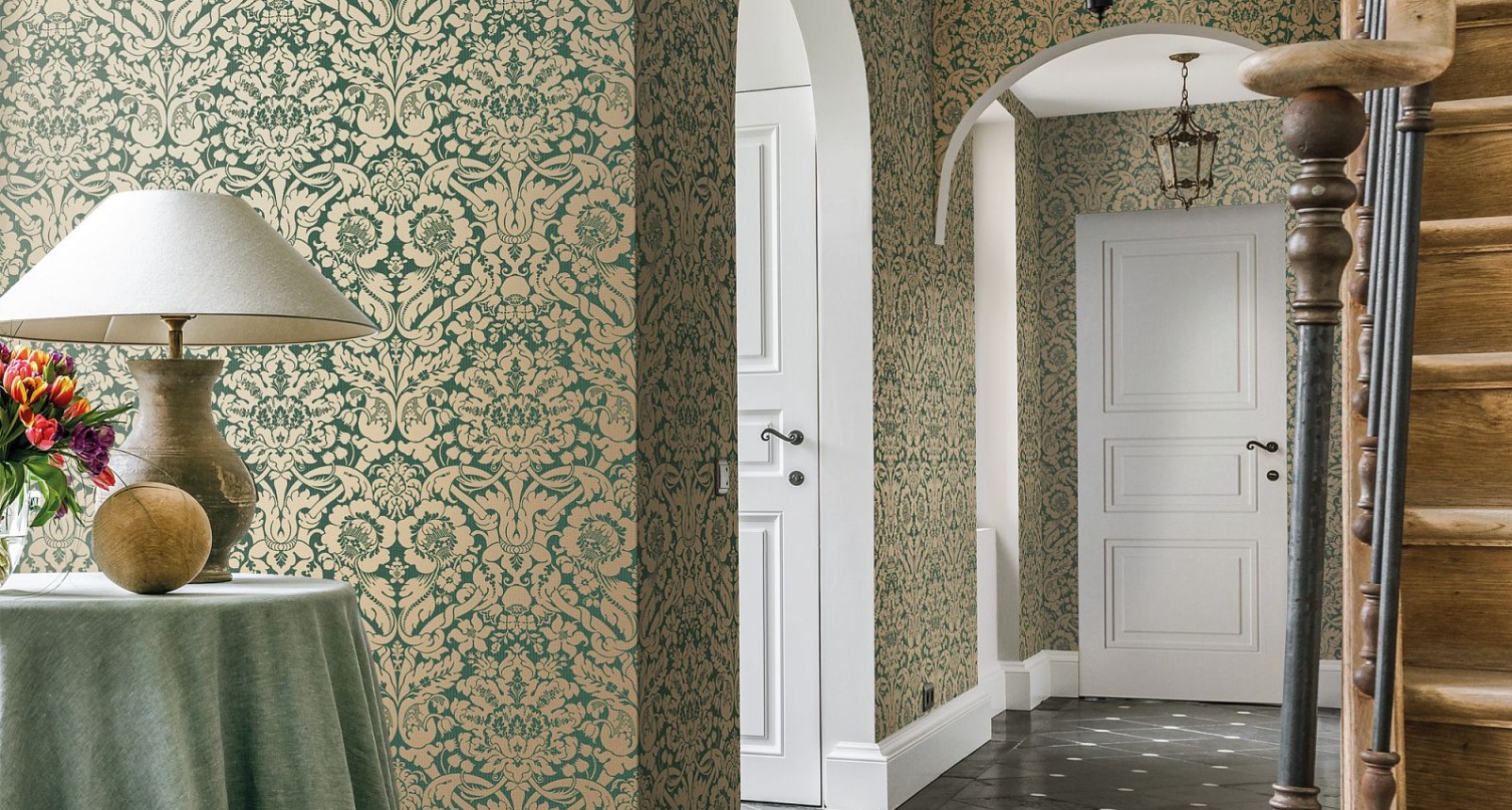 Обои Loymina Gallery Classic Gallery Damask GC4 005 фото в интерьере