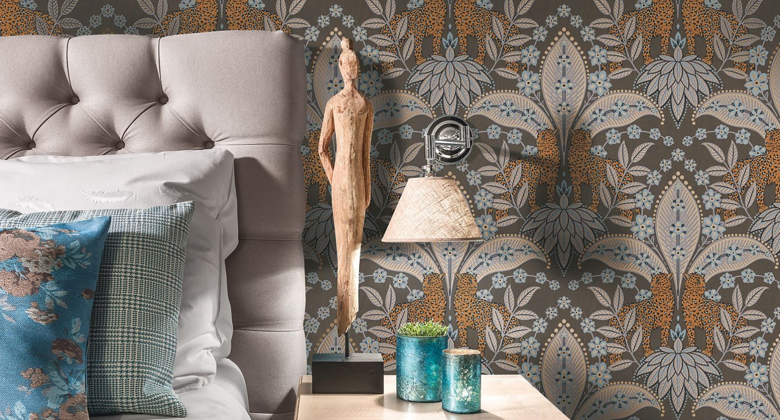 Обои Loymina Amazonia Tropical Chic Ins1 010 фото в интерьере