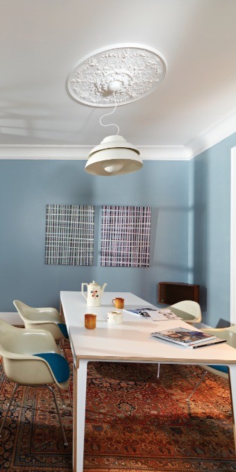 Потолочная розетка под покраску Orac Decor R64 95,2см фото в интерьере Потолочная розетка под покраску Orac Decor R64 95,2см фото в интерьере