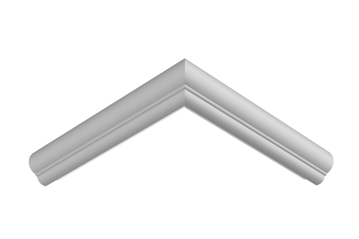 Финишный молдинг ЛДФ под покраску Ultrawood Trim 003 B 2440×31×33 Финишный молдинг ЛДФ под покраску Ultrawood Trim 003 B 2440×31×33