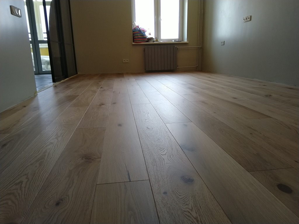 Инженерная доска Cora Natural Oak Pure natur 1600-2400×240×19
