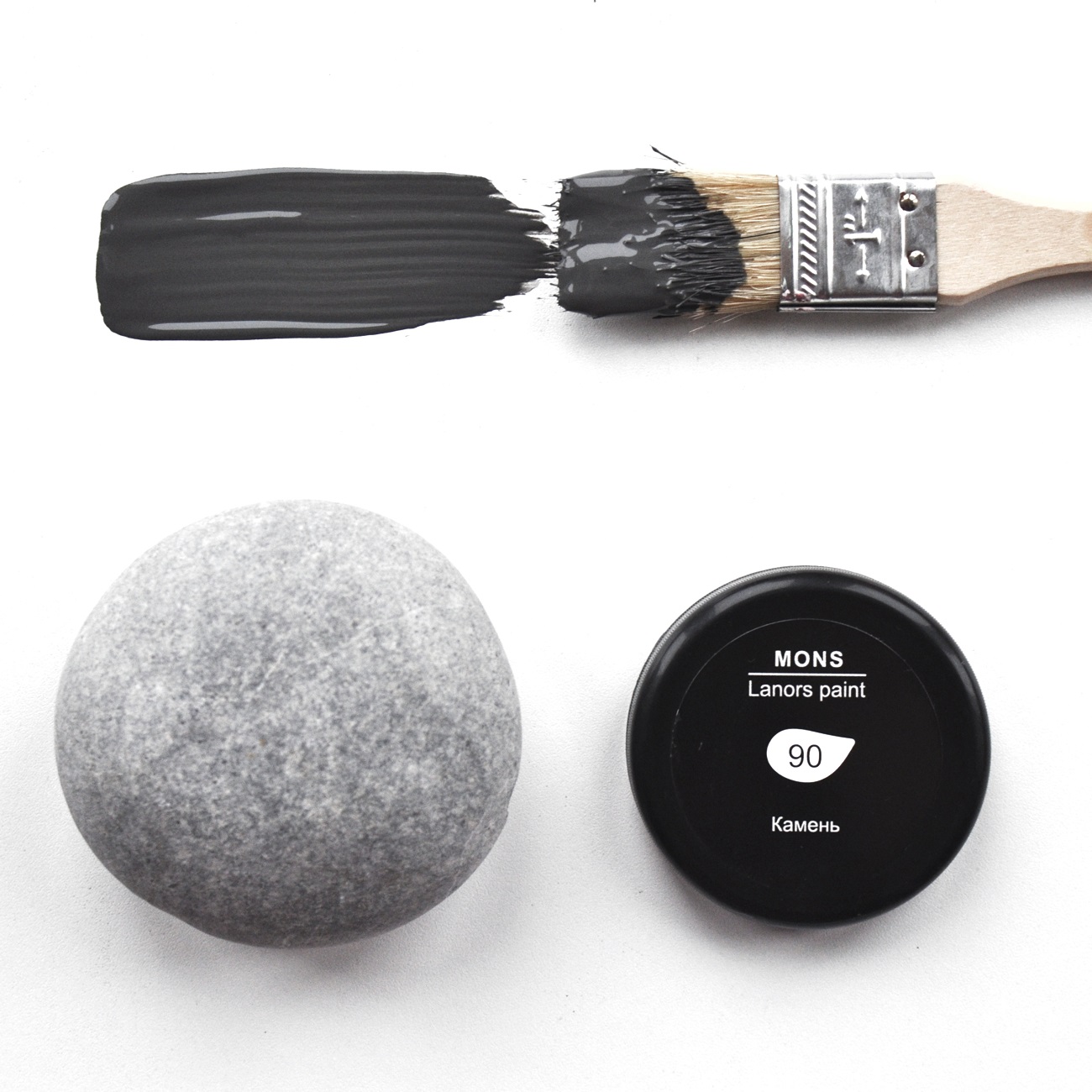 Краска Lanors Mons цвет Камень Stone 90 Exterior 4.5 л