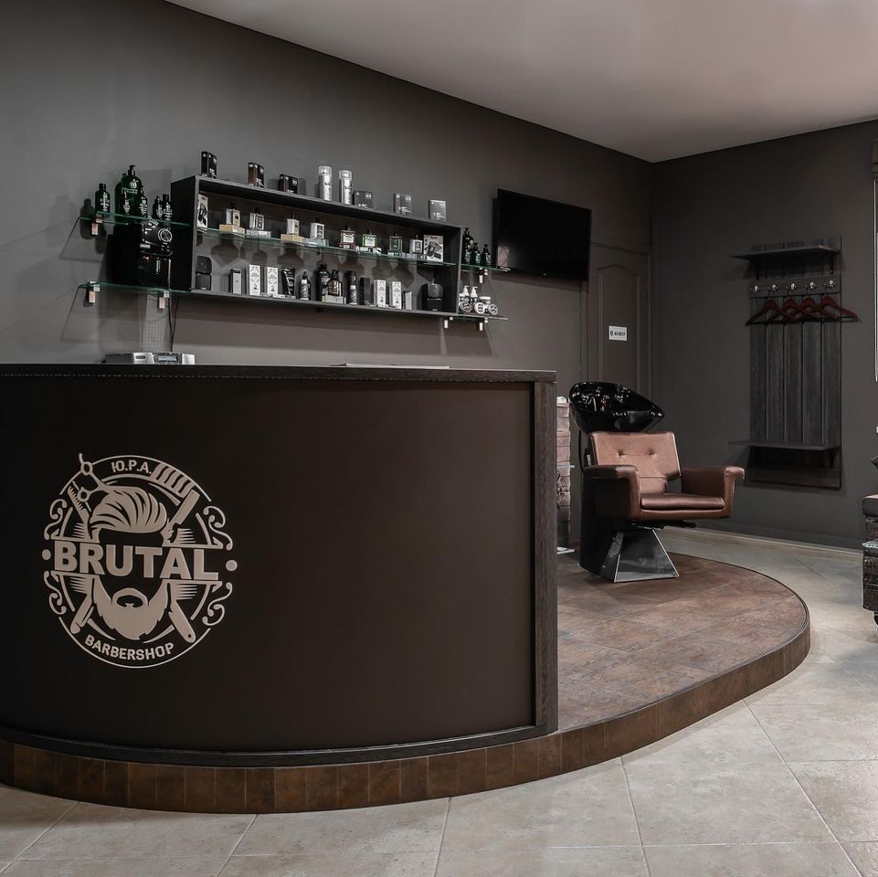 Краска Lanors Mons цвет Трюфель Truffle 132 Interior 0,2 л фото в интерьере
