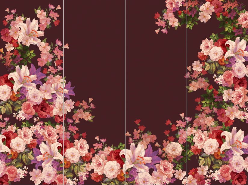 Панно Loymina Classic vol. II French bouquet V9 004 B2 3х4 м