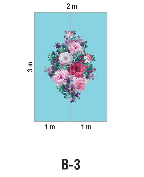 Панно Loymina Classic vol. II French bouquet V9 018 B3 3х2 м