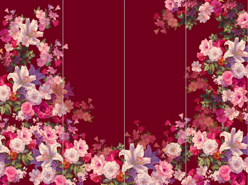 Панно Loymina Classic vol. II French bouquet V9 020 B2 3х4 м