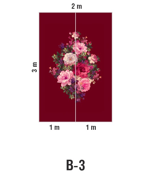 Панно Loymina Classic vol. II French bouquet V9 020 B3 3х2 м