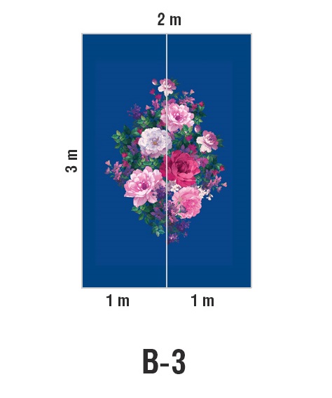 Панно Loymina Classic vol. II French bouquet V9 021 B3 3х2 м