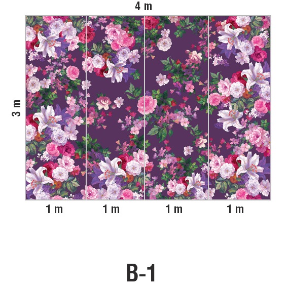Панно Loymina Classic vol. II French bouquet V9 022 B1 3х4 м