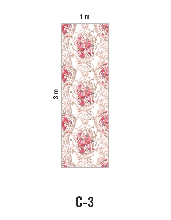Панно Loymina Classic vol. II Medallion V10 002 C3 3х1 м
