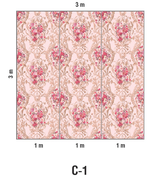 Панно Loymina Classic vol. II Medallion V10 002/1 C1 3х3 м