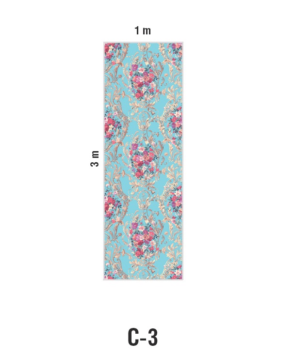 Панно Loymina Classic vol. II Medallion V10 018 C3 3х1 м