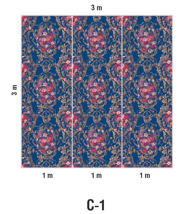 Панно Loymina Classic vol. II Medallion V10 021 C2 3х2 м