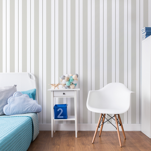 Обои Architector Little Genius Kingsly Dynamic stripe 72023 фото в интерьере