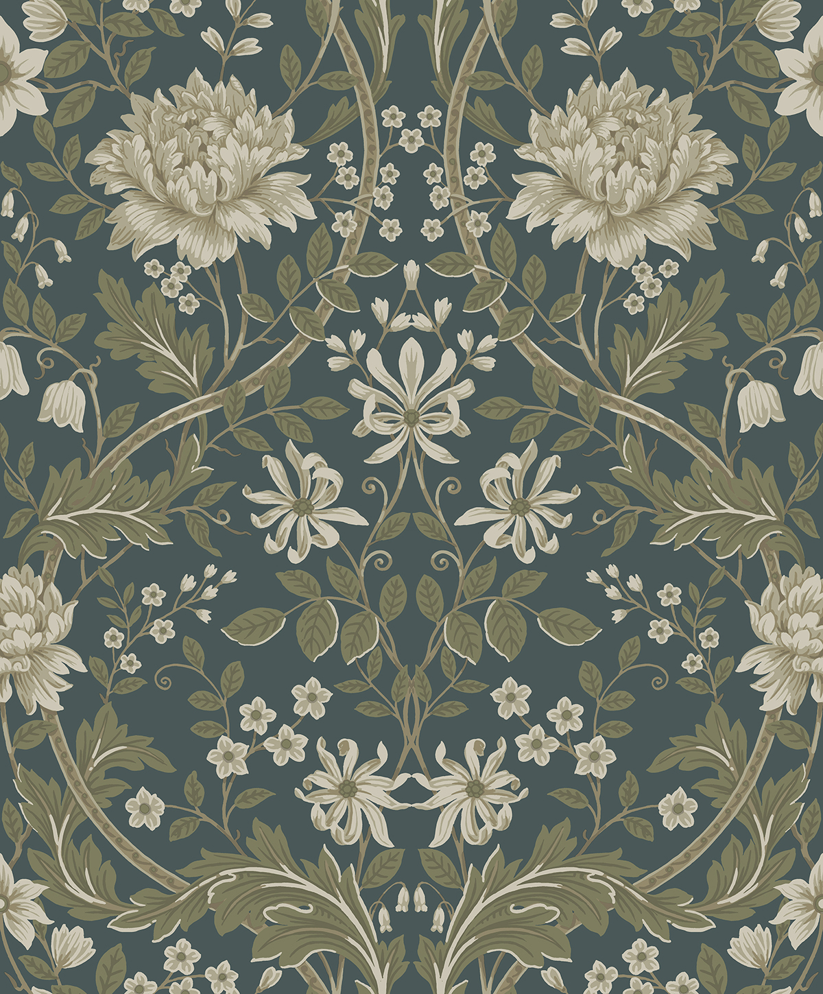 Обои Architector British Heritage Honeysuckle KT20104 Обои Architector British Heritage Honeysuckle KT20104