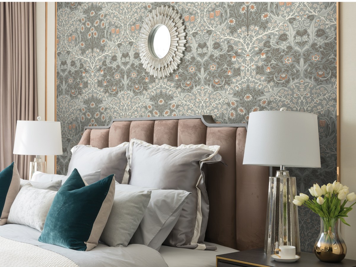 Обои Architector British Heritage Blackthorn KT20208 фото в интерьере