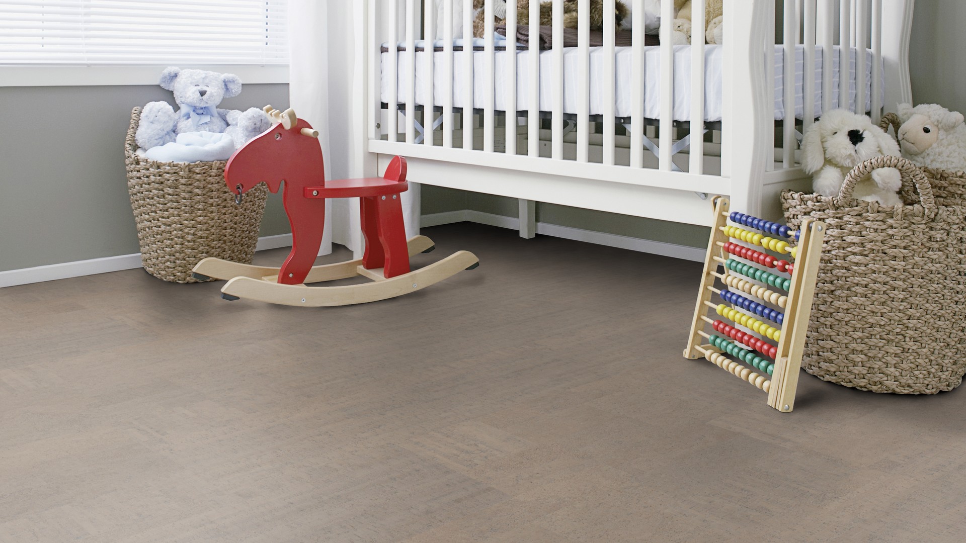 Пробковый пол замковый Wicanders Fashionable Cement C85L001 905×295×10,5 фото в интерьере Пробковый пол замковый Wicanders Fashionable Cement C85L001 905×295×10,5 фото в интерьере