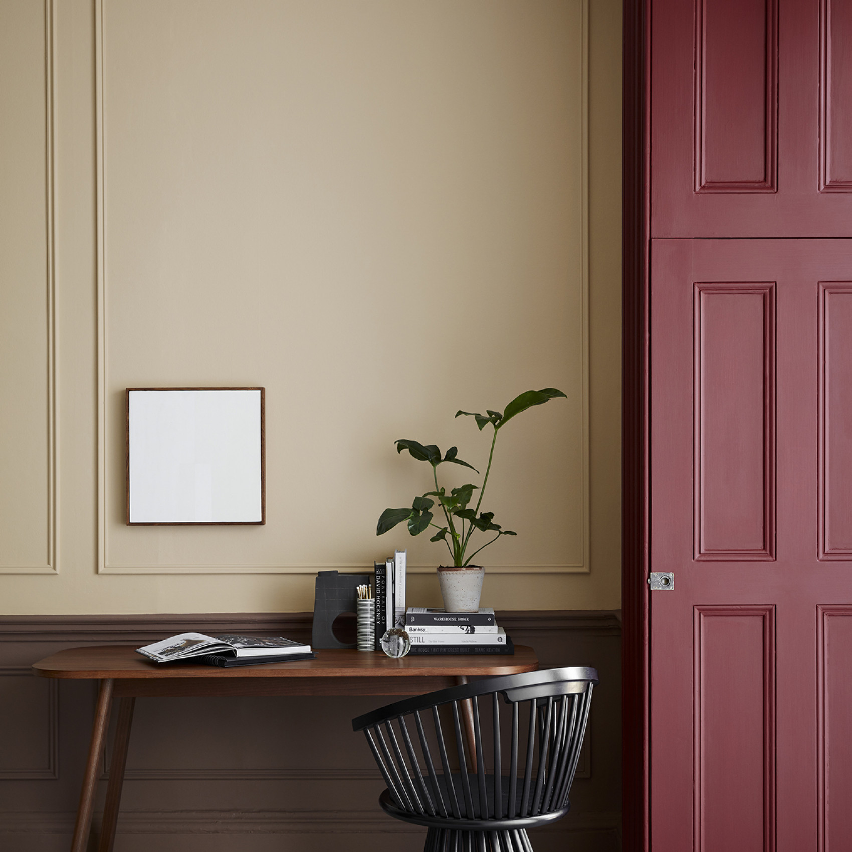 Краска Little Greene цвет Arras 316 Intelligent Eggshell 1 л фото в интерьере