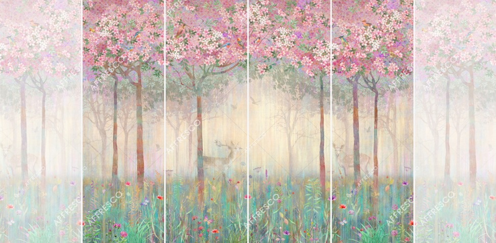 Панно Affresco Сказки AB693-COL1 2x2,68 м