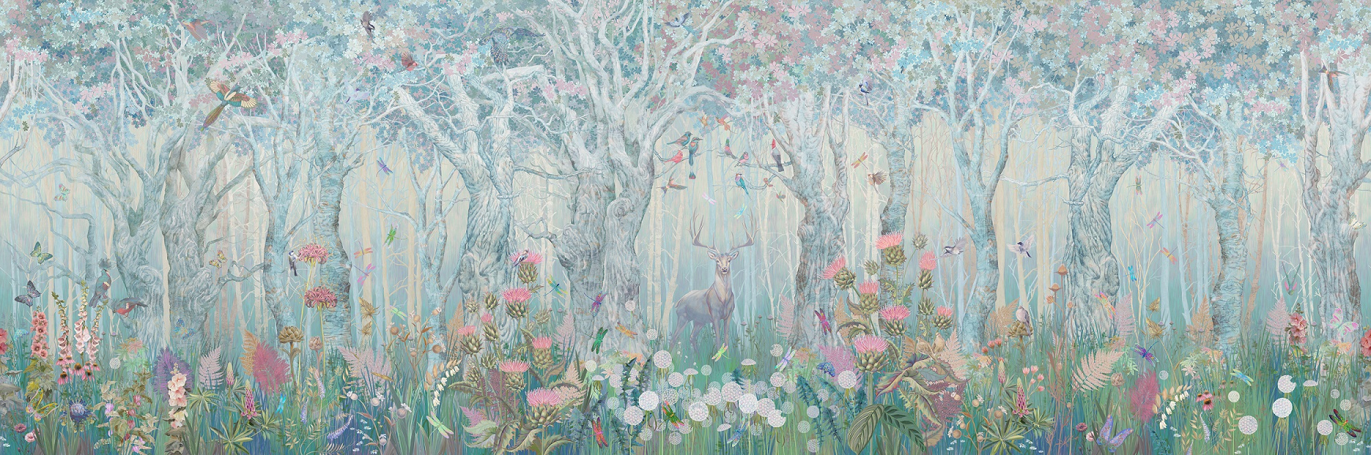 Панно Affresco Сказки AB688-COL1 2x6,03 м Панно Affresco Сказки AB688-COL1 2x6,03 м