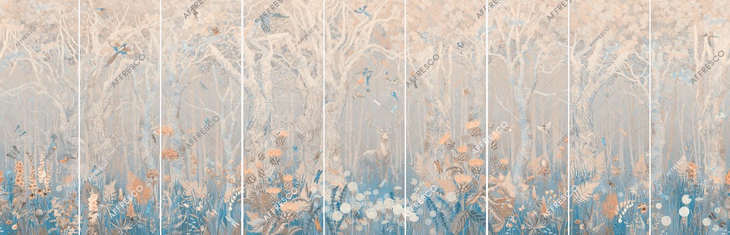 Панно Affresco Сказки AB688-COL2 2x6,03 м