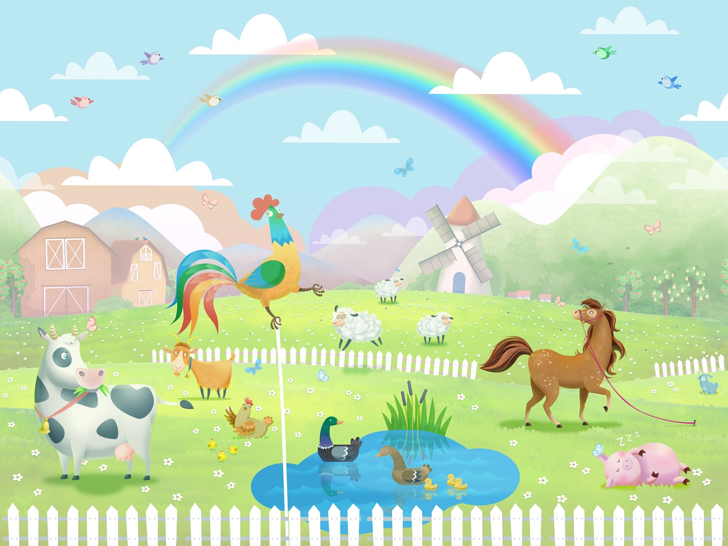 Панно Affresco Сказки IL662-COL3 2x2,68 м Панно Affresco Сказки IL662-COL3 2x2,68 м